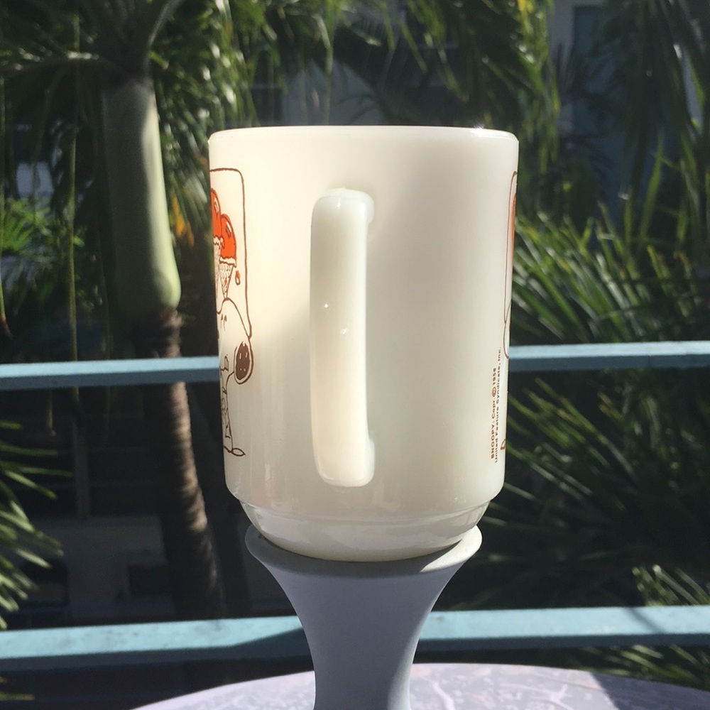 1958 EXTREMELY RARE ! VINTAGE SNOOPY ICE CREAM MUG - Picture 4 of 8